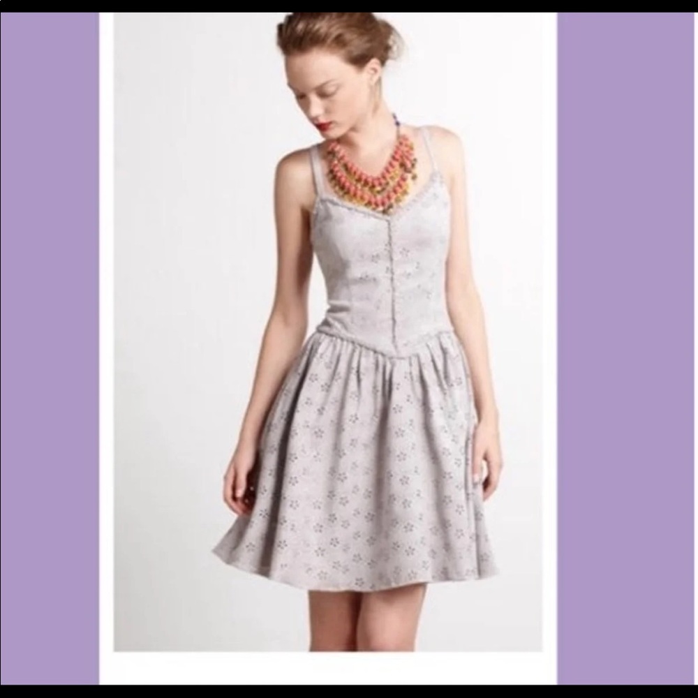 Anthropologie vessel night flower dress